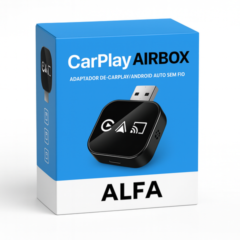 CarPlay AirBox - Adaptador de Carplay/Android Auto sem Fio